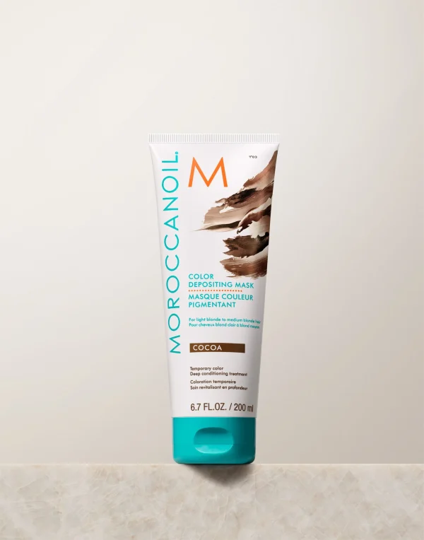 mascarilla con color cacao